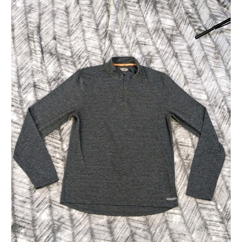 Omni Wool Shirt Mens XXL 2XL Base Layer 1/4 Zip Pullover Outdoors Hiking